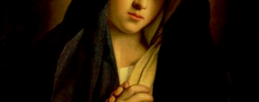 The madonna in sorrow