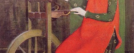 429px-marianne stokes st elizabeth of hungary spinning for the poor