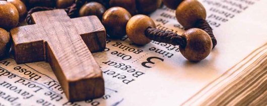 Rosary-on-bible