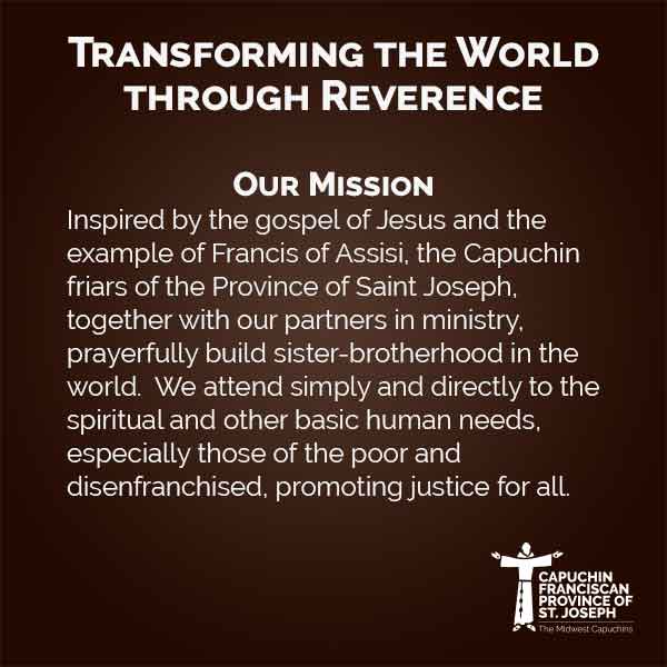 Capuchin Mission Statement